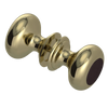 Rubinet Shower Door Knob (set) Natural Brass