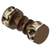 Rubinet Shower Door Knob (set) Tuscan Brass