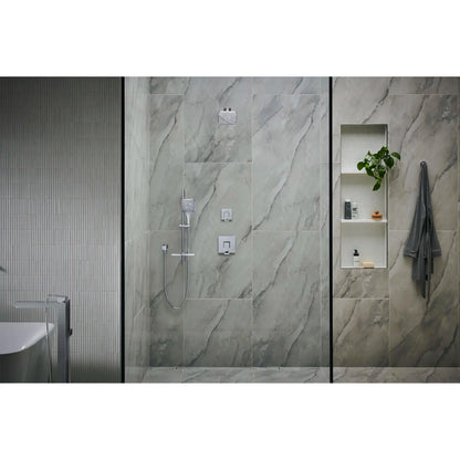 Grohe Rainshower SmartActive Shower Head, 6-1/2" - 3 Sprays, 1.75 GPM (6.6 L/min)