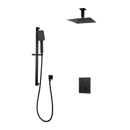 Amber Push-button Two Way Thermostatic System - Kit 1
