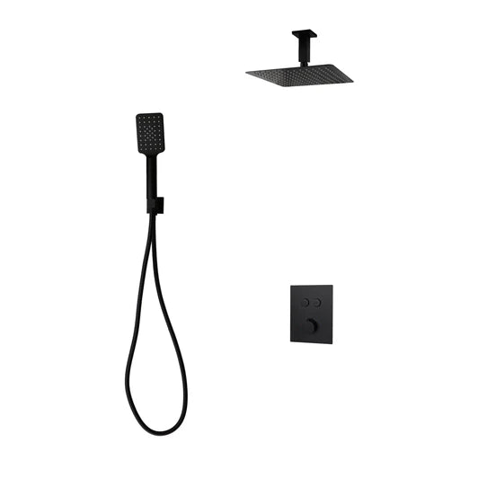 Amber Push-button Two Way Thermostatic System - Kit 2