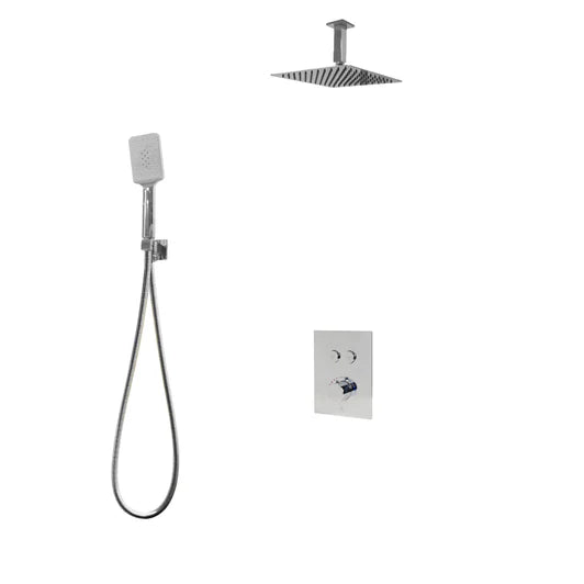 Amber Push-button Two Way Thermostatic System - Kit 2