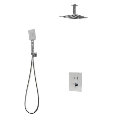 Amber Push-button Two Way Thermostatic System - Kit 2