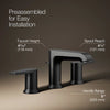 Hint® Widespread bathroom sink faucet, 1.2 gpm