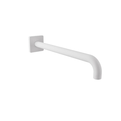 Baril 12" wall-mounted shower arm, square flange