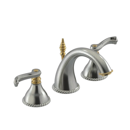 Rubinet Widespread Lav. Set. (less drain) Satin Nickel