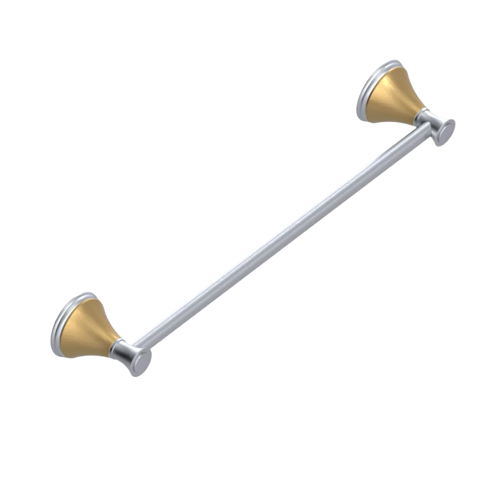Rubinet Towel Bar 18" Satin Chrome