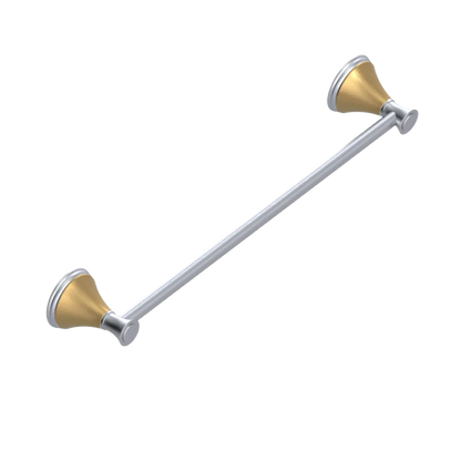 Rubinet Towel Bar 18" Satin Chrome