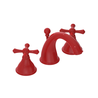 Rubinet Widespread Lav. Set. (less drain) Red