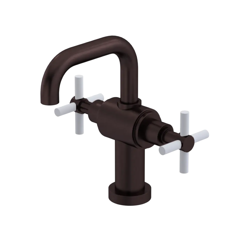 Rubinet Single Hole Dual Handle Lav. Set. (less drain) Oil Rubbed Bronze