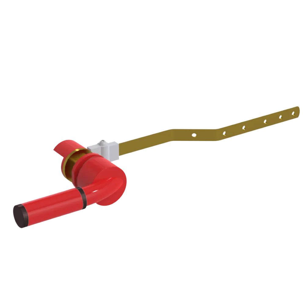 Rubinet Trip Levers Red