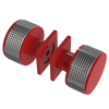 Rubinet Shower Door Knob (set) Red