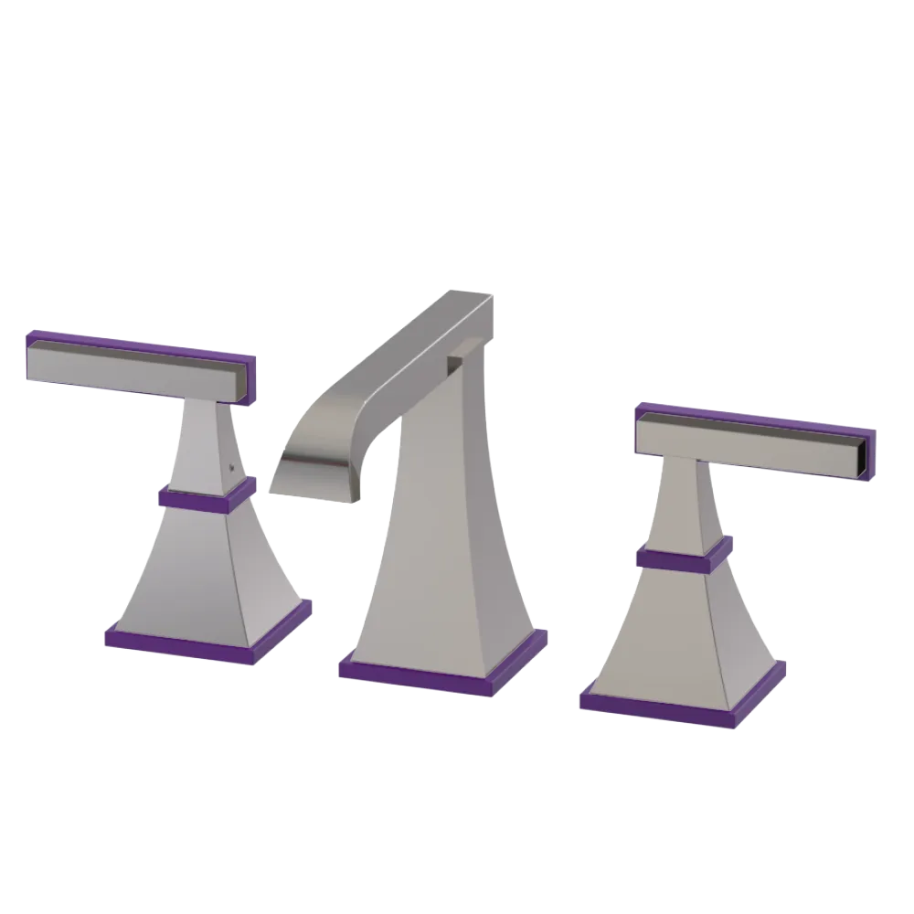 Rubinet Widespread Lav. Set. (less drain) Polished Nickel