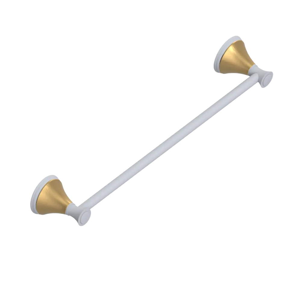 Rubinet Towel Bar 18" Matt White