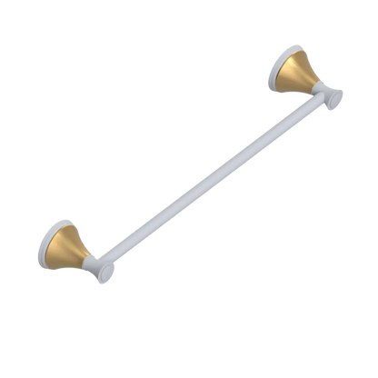 Rubinet Towel Bar 18" Matt White