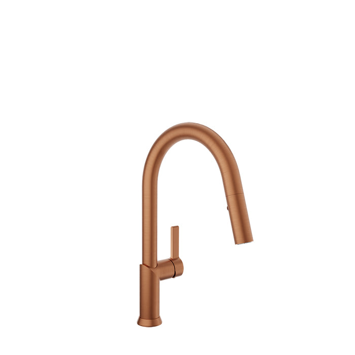 Baril Single-hole kitchen faucet with 2-function pull-down spray