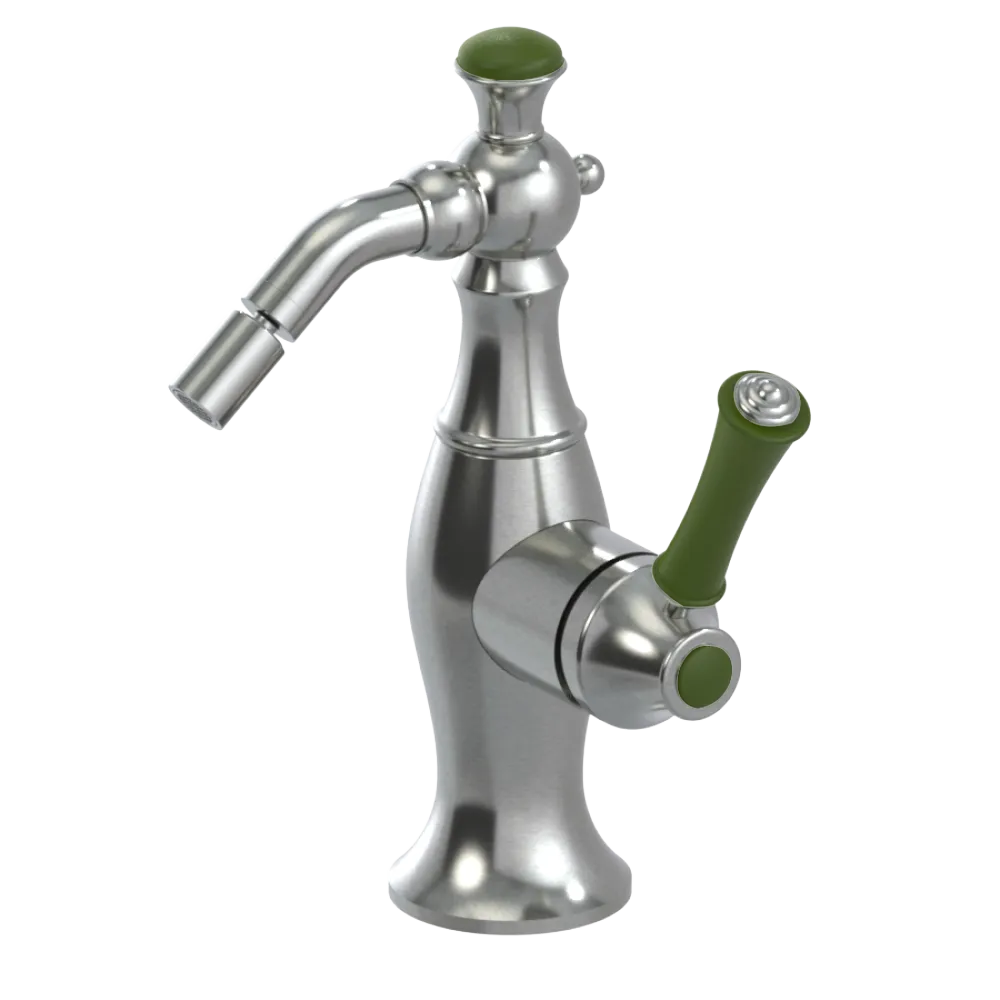 Rubinet Single Control Bidet Fitting (less drain) Satin Nickel