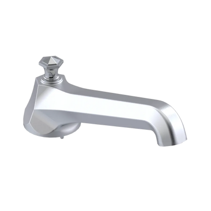 Rubinet Tub Filler Spout Deck Mount Satin Chrome