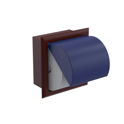 Rubinet RECESSED TOILET PAPER HOLDER Bordeaux