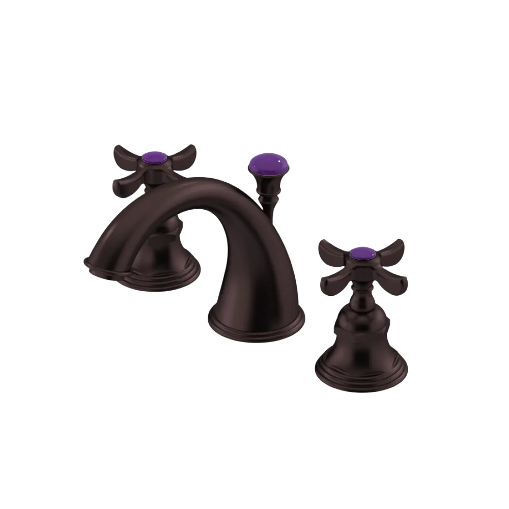 Rubinet Widespread Lav. Set. (less drain) Oil Rubbed Bronze