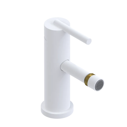 Rubinet Single Control Bidet Fitting (less drain) Matt White