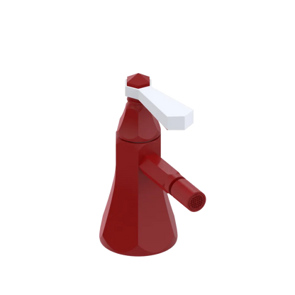 Rubinet Single Control Bidet Fitting (less drain) Maroon