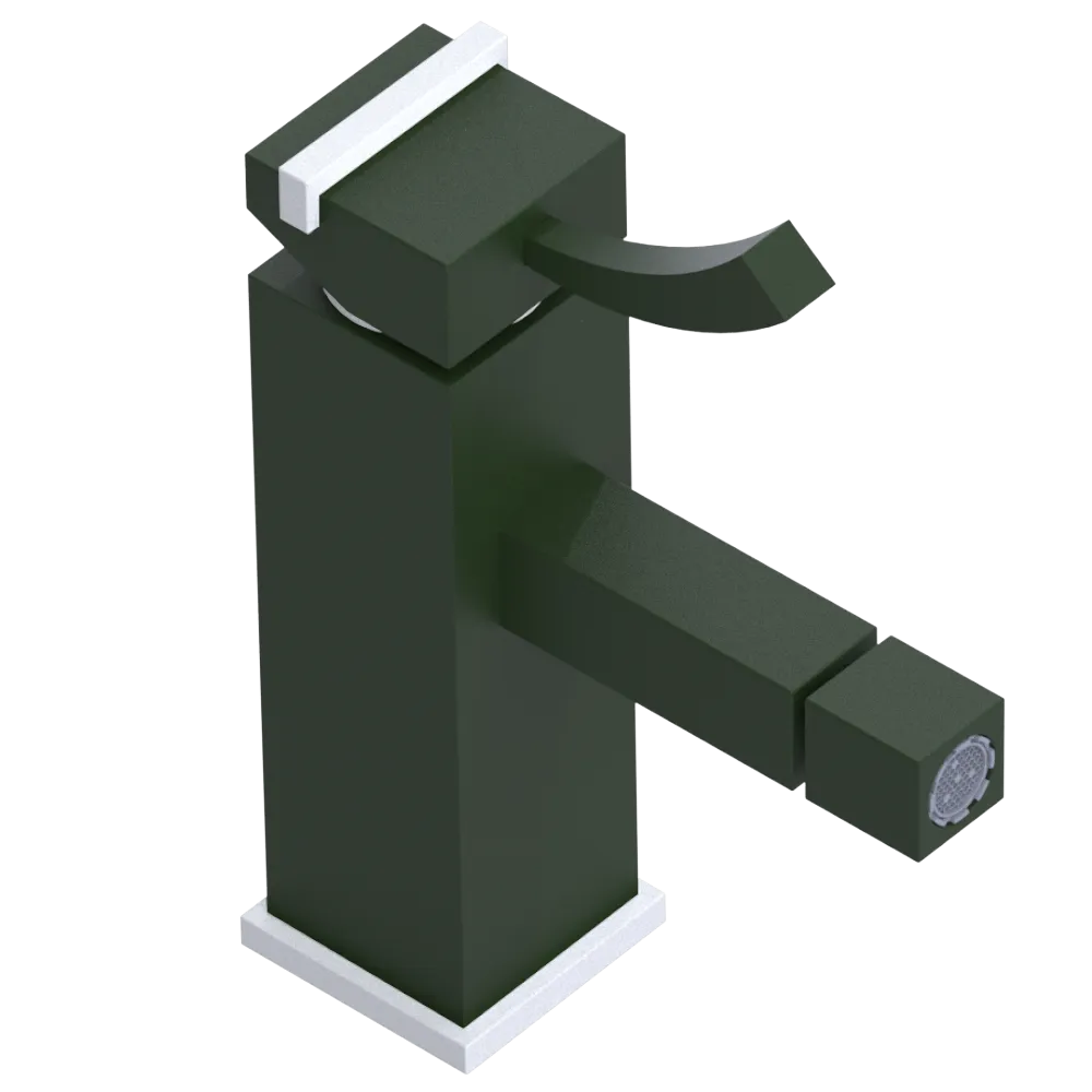 Rubinet Single Control Bidet Fitting (less drain) Green Envy