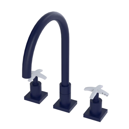 Rubinet Widespread Kitchen Set Midnight Blue