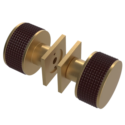 Rubinet Shower Door Knob (set) Satin Gold