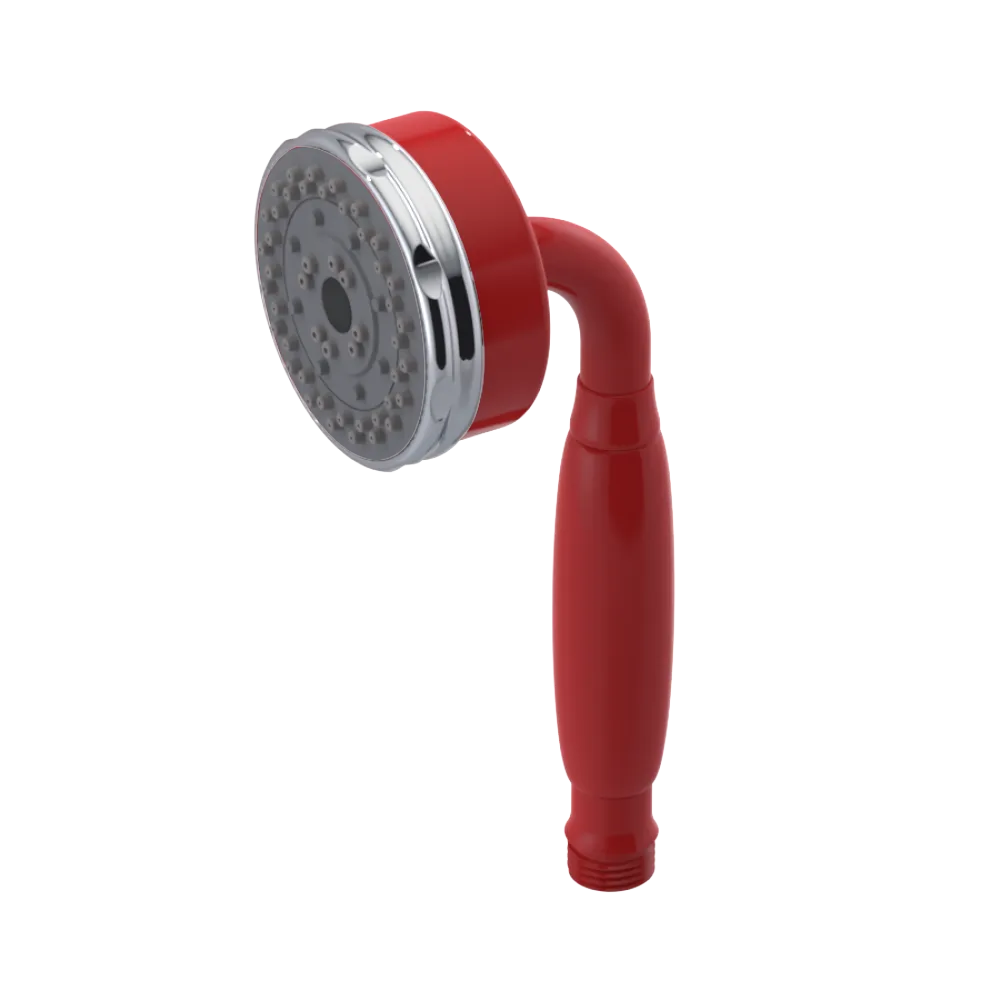 Rubinet 3 Function Hand Held Shower Only Red