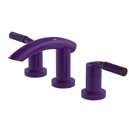 Rubinet Widespread Lav. Set. (less drain) Purple Haze