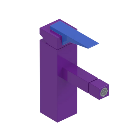 Rubinet Single Control Bidet Fitting (less drain) Purple Haze