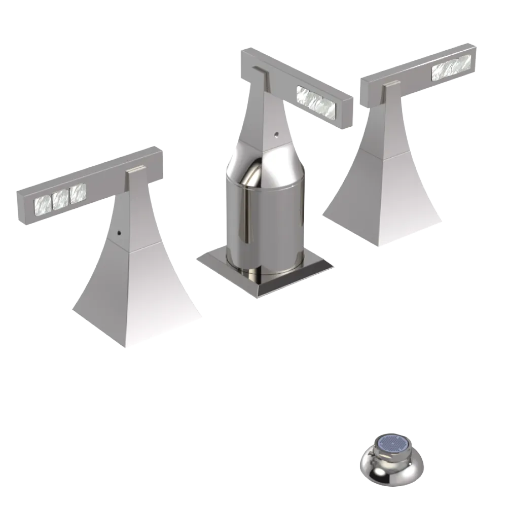 Rubinet Bidet Fitting with Spray, Diverter, and Vacum Breaker (Less Drain) Polished Nickel