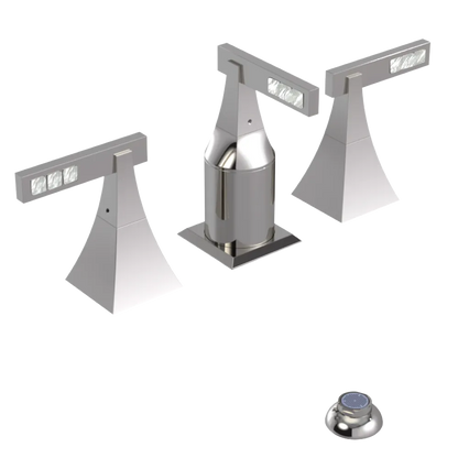 Rubinet Bidet Fitting with Spray, Diverter, and Vacum Breaker (Less Drain) Polished Nickel