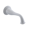 Rubinet Tub Filler Spout Wall Mount White