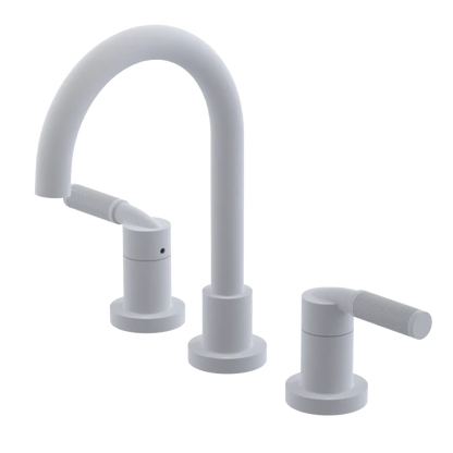 Rubinet Widespread Lav. Set. (less drain) Matt White