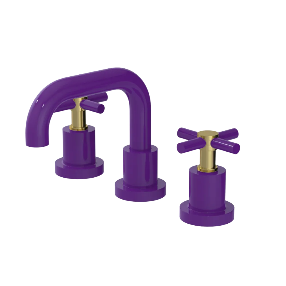 Rubinet Widespread Lav. Set. (less drain) Purple Haze