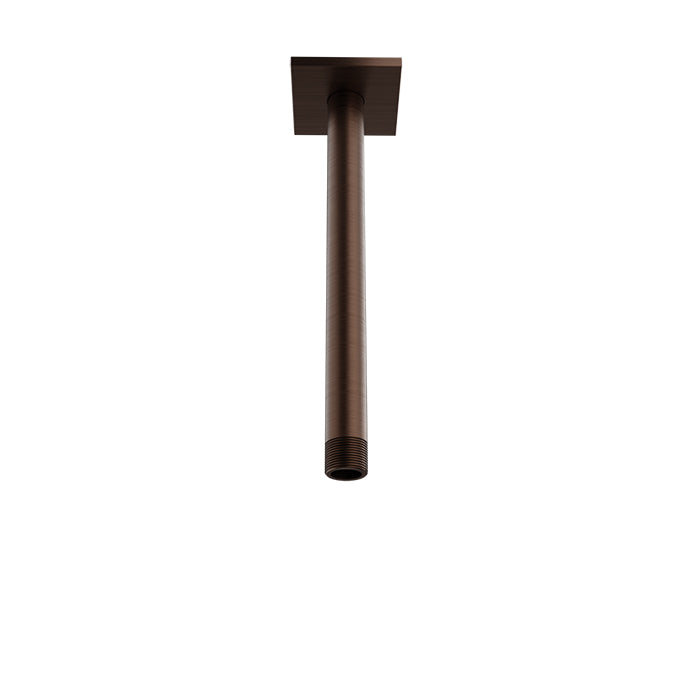 Baril 9" ceiling mounted shower arm, square flange