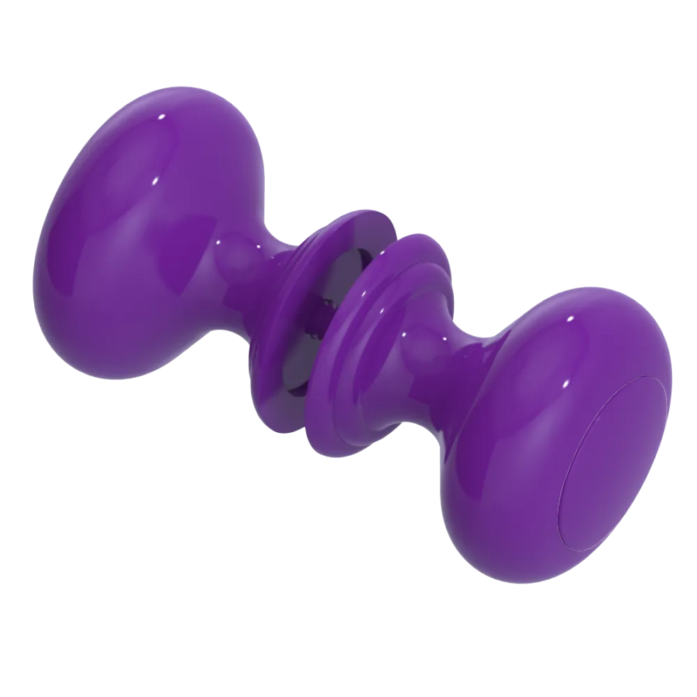 Rubinet Shower Door Knob (set) Purple Haze