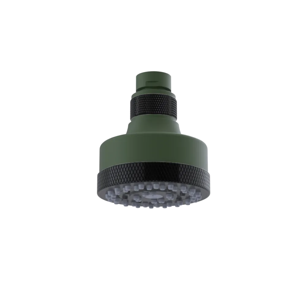 Rubinet 3 FUNCTION SHOWER HEAD Green Envy