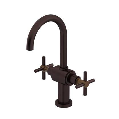 Rubinet Single Hole Dual Handle Lav. Set with LaSalle Spout (less drain) Oil Rubbed Bronze