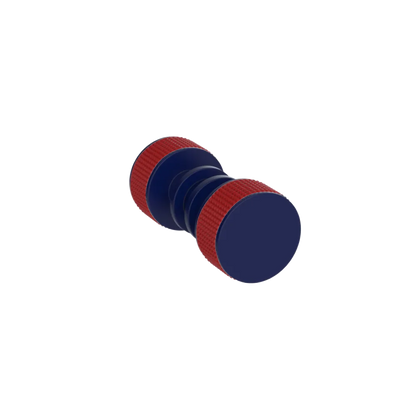 Rubinet Shower Door Knob (set) Midnight Blue
