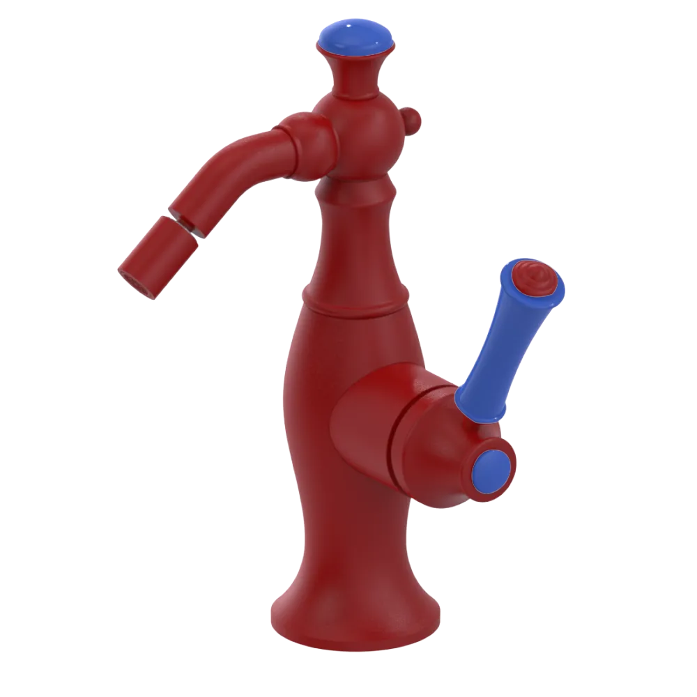 Rubinet Single Control Bidet Fitting (less drain) Maroon