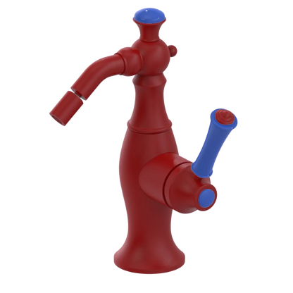 Rubinet Single Control Bidet Fitting (less drain) Maroon