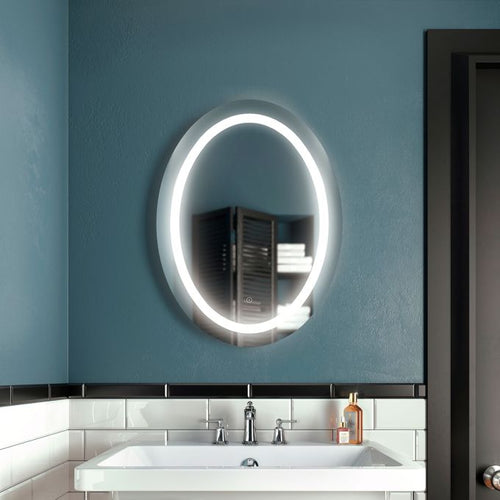 Kalia Effect - 24 x 32-Inch Frameless LED Bathroom Mirror