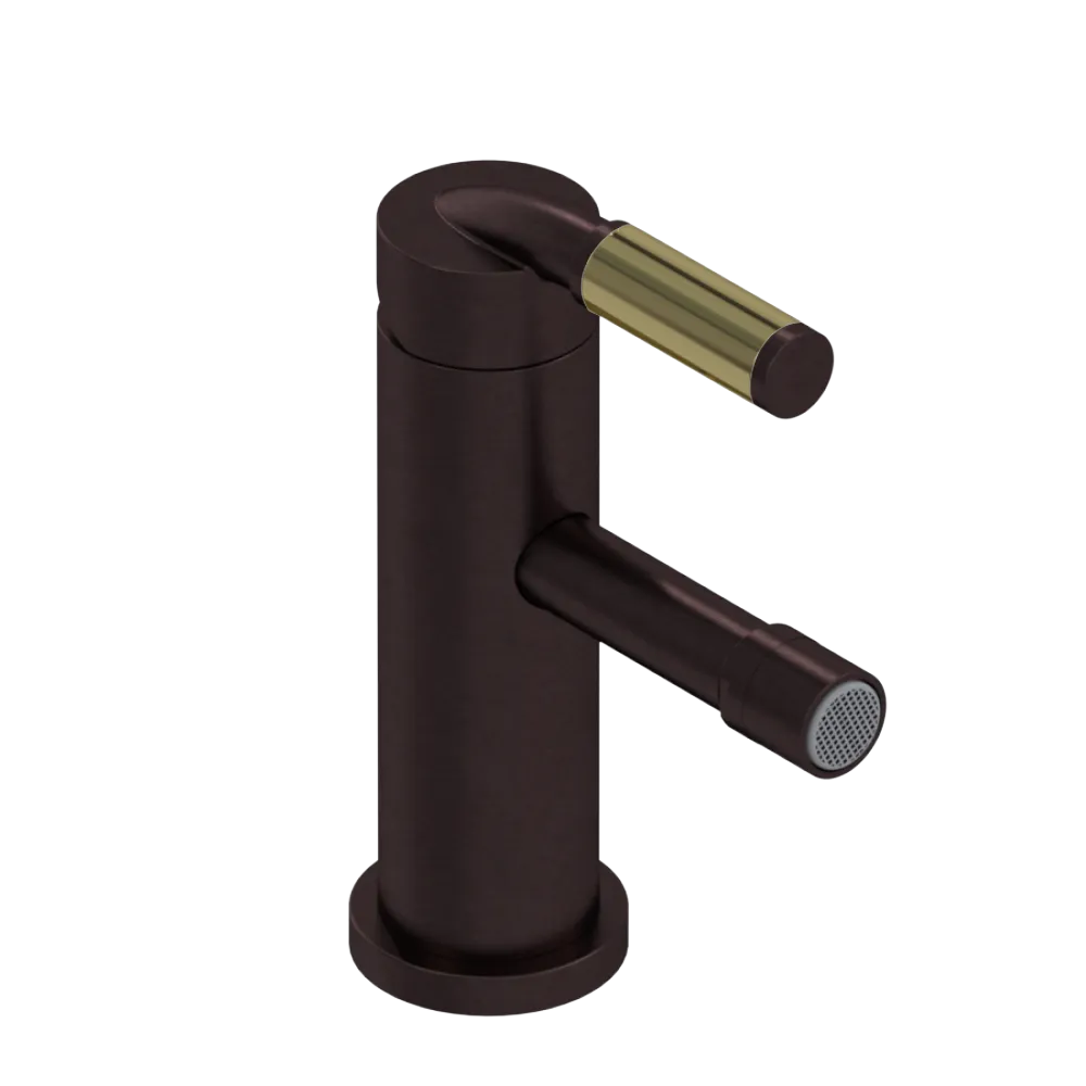 Rubinet Single Control Bidet Fitting (less drain) Tuscan Brass