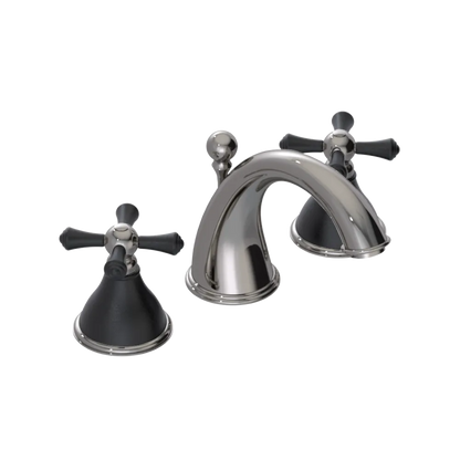 Rubinet Widespread Lav. Set. (less drain) Polished Nickel