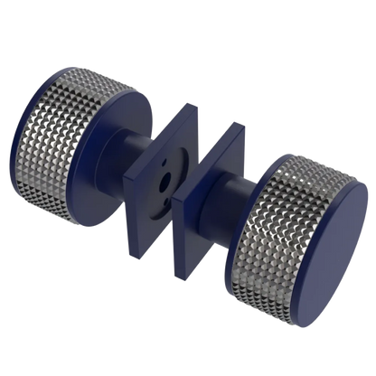 Rubinet Shower Door Knob (set) Midnight Blue