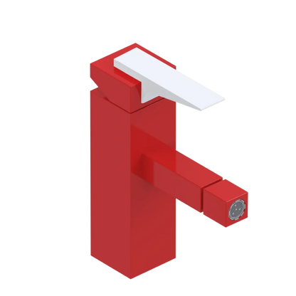Rubinet Single Control Bidet Fitting (less drain) Red
