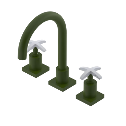 Rubinet Widespread Lav. Set. (less drain) Green Envy